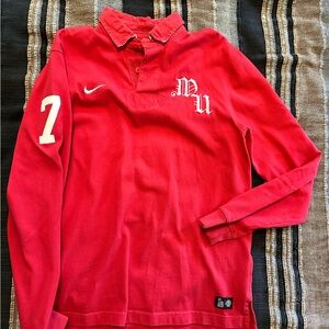 Nike Men’s Polo, Long Sleeve, Manchester United